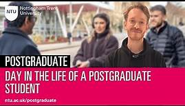 Day in the life of a Masters student at Nottingham Trent University