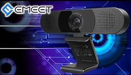 EMEET C980PRO Webcam mit Mikrofon und Lautsprecher
