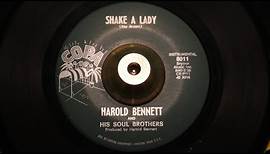 Harold Bennett And Soul Brothers - Shake A Lady - COPA: 8011