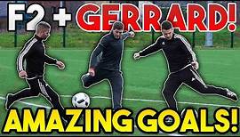 Steven GERRARD + F2Freestylers EPIC Shooting Session | AMAZING GOALS | Billy Wingrove & Jeremy Lynch