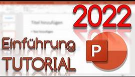 Power Point Online Einführung 2022 - Anfängertutorial - Power Point Online Einführung