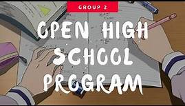 Open High School Program | A short research about the students and Teachers in OHSP