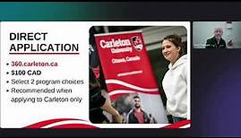 Bachelor's Degree Admissions and How to Apply: for International Students at Carleton University
