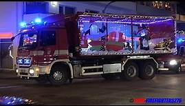 Christmas Fire Truck Tour 2020 der Freiwilligen Feuerwehr Kelkheim