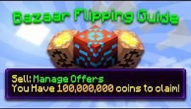 How to Bazaar Flip in Hypixel Skyblock - The Ultimate Guide to Bazaar Flipping