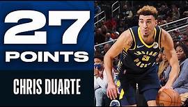 Chris Duarte ROOKIE Debut 27 PTS & 6 THEEES Setting Pacers Record! 😮
