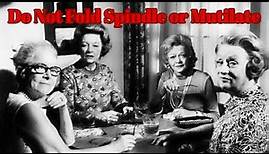 Do Not Fold, Spindle or Mutilate (Mystery, Suspense) ABC Movie of the Week - 1971 Helen Hayes