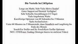 24Option Erfahrung, Exklusiver Bonus & Strategie für No Touch Optionen