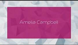 Amelia Campbell - appearance
