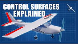 Aircraft Control Surfaces Explained | Ailerons, flaps, elevator, rudder and more