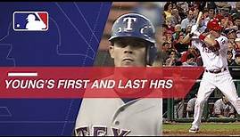 A look at Michael Young's first and last MLB home run