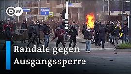 Niederlande: Ausschreiteungen nach Protesten gegen Corona-Maßnahmen der Regierung | DW Nachrichten