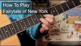 How to Play: 'Fairytale of New York' The Pogues & Kirsty McColl Guitar Lesson