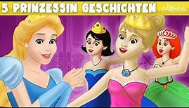 Die Prinzessin auf der Erbse + 5 Prinzessin Märchen | Märchen für Kinder | Gute Nacht Geschichte