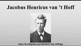 Jacobus Henricus van ’t Hoff