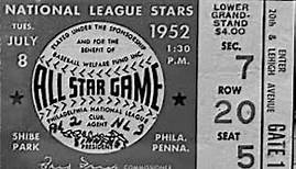 1952 MLB ALL STAR GAME film 7/8/52 Shibe Park Philadelphia 🎥 B&W