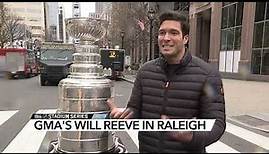Good Morning America's Will Reeve makes appearance at Hurricanes Fan Fest in Downtown Raleigh
