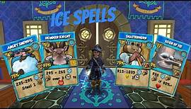 Wizard101: All Ice Spells Level 1-140 (2021)
