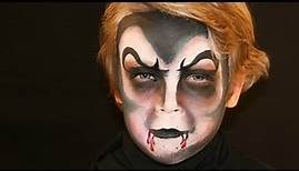 Vampir schminken - Dracula Vampir Kinderschminken Anleitung für Halloween