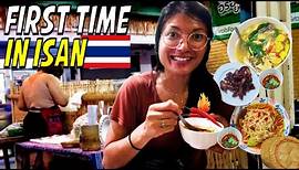Eating REAL Isan Food! First Time in Khon Kaen, Thailand
