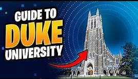 Guide to Duke University - Welcome to Duke University!!