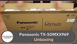 UNBOXING - Panasonic TX-50MXX969 - Thomas Electronic Online Shop - MXX969-Serie 2023