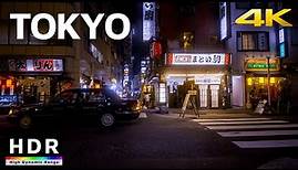 Tokyo Downtown After Dark // 4K HDR