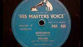 Don Lang 'Witch Doctor' 1958 78 rpm