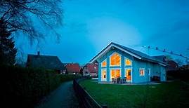 Nordic-Ferienhaus - Urlaub machen und Probewohnen im Holzblockhaus
