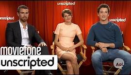 'Divergent' | Unscripted | Shailene Woodley, Miles Teller, Theo James