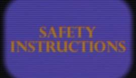 Video Cassette 1: Safety Instructions | The Man From The Fog 1.2 TRAILER
