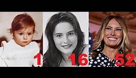Melania Trump from 0 to 53 years old