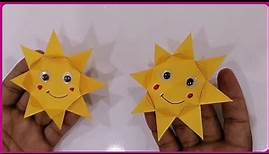 Paper sun easy | How To Make Paper Sun | origami