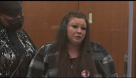 Katie Wright gives victim impact statement during sentencing of Kim Potter