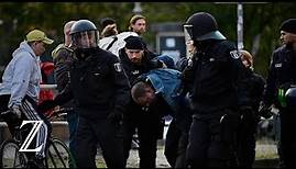 Berlin: Polizeieinsatz greift bei untersagter Pro-Palästina Demo ein