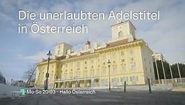 Die unerlaubten Adelstitel in Österreich