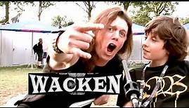 Saxon Interview - Jamesy Carter and Nibbs Carter @Wacken 2009 Backstage