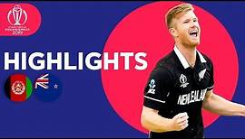 Neesham Takes 5-31 | Afghanistan vs New Zealand - Match Highlights | ICC Cricket World Cup 2019