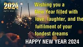 Happy new year wishes and greetings 2024
