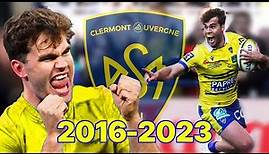 Tous les essais de Damian Penaud avec l'ASM Clermont Auvergne (2016-2023)