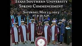 Texas Southern University Spring 2023 Commencement
