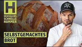 Schnelles Selbstgemachtes Brot Rezept von Steffen Henssler | Günstige Rezepte