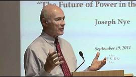 Joseph Nye on global power in the 21st century, the full lecture at Central European University