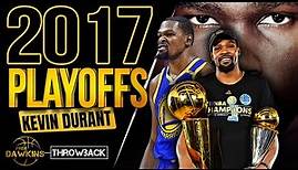 Kevin Durant DOMiNATED The 2017 Playoffs | COMPLETE Highlights 💍🏆 | FreeDawkins