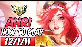 HOW TO PLAY AHRI MID & CARRY | Best Build & Runes | Diamond Ahri Guide S14 | League of Legends