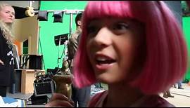 Chloe Lang on the LazyTown set!