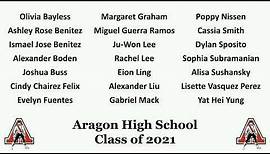 Aragon Graduation 2021
