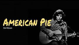 American Pie, Lyrics, Guitar Chords, Acoustic Cover, Don McLean