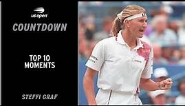 Steffi Graf | Top 10 Moments | US Open