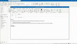 Save a Draft Email in Outlook - Instructions and Video Lessons